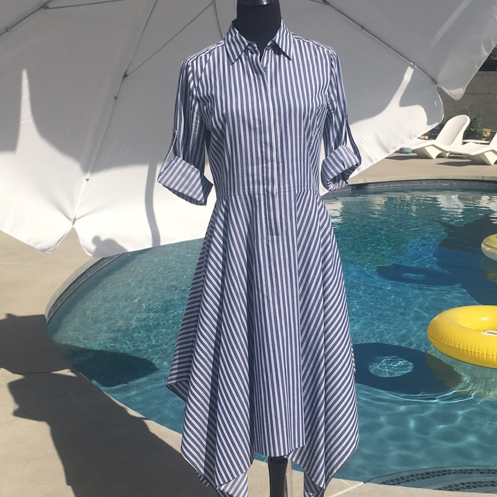 BCBGMaxAzria Beatryce button front shirtdress